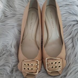 Ellen Tracy Peep Toe Heels